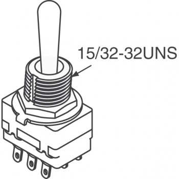 APEM 12146A Toggle Switch NSN: 5930-14-443-8113