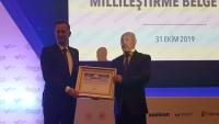 ASELSAN Millileştirme Çalışmalarındaki İşbirliğimizden Dolayı Firmamıza Teşekkür Belgesi Sundu