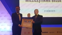 ASELSAN Millileştirme Çalışmalarındaki İşbirliğimizden Dolayı Firmamıza Teşekkür Belgesi Sundu