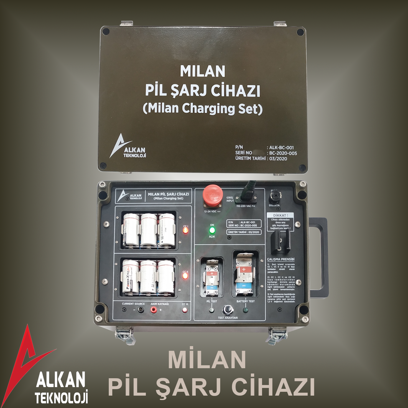 MILAN Silah Sisitemine ait Pil Şarj Cihazlarının Teslimatı Yapıldı.