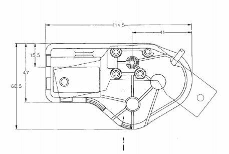 0 390 206 954  8628222 WIPER MOTOR 12VDC 0.8W